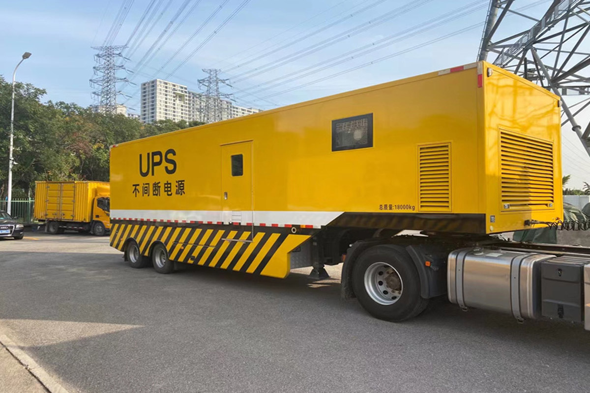 乌审发电机租赁施工现场